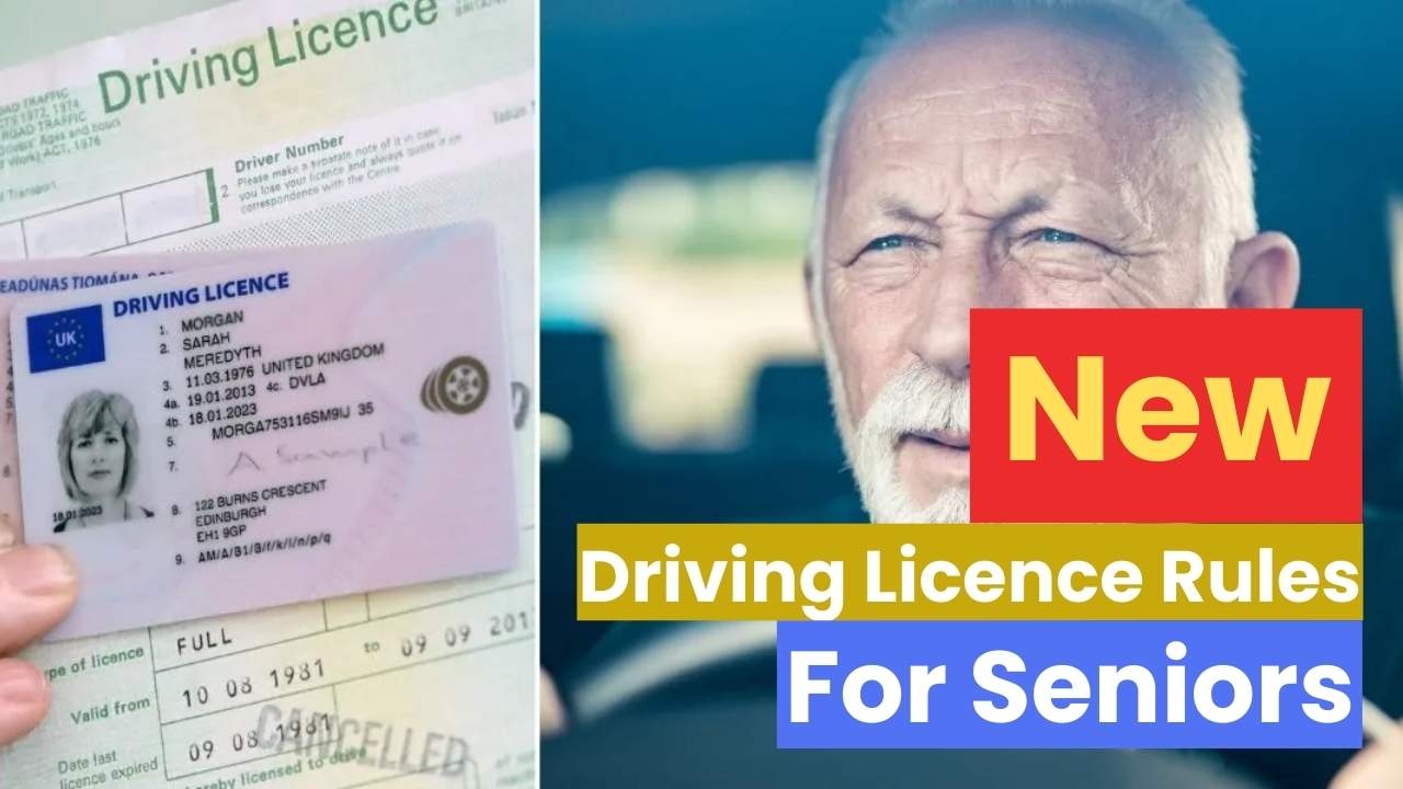 UK New Driving Licence Rules for Seniors